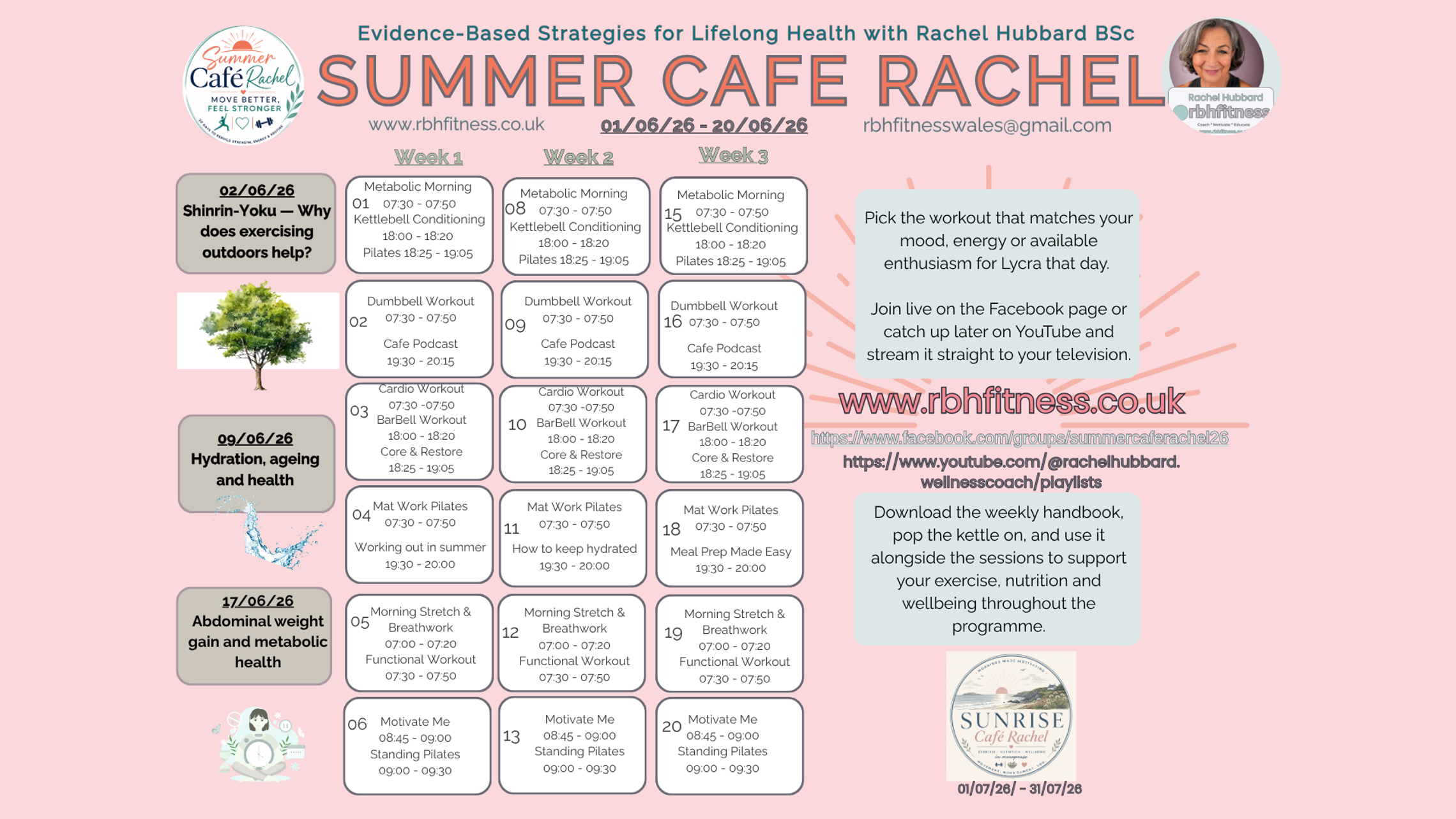 Summer Cafe Rachel 2026